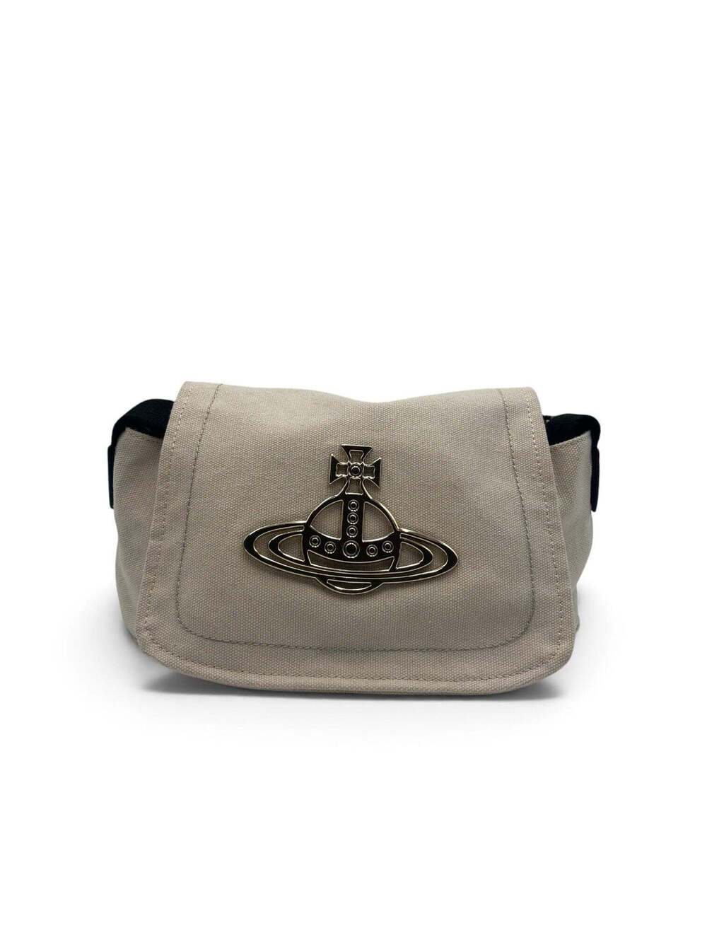 Vivienne Westwood Canvas Orb Crossbody Bag